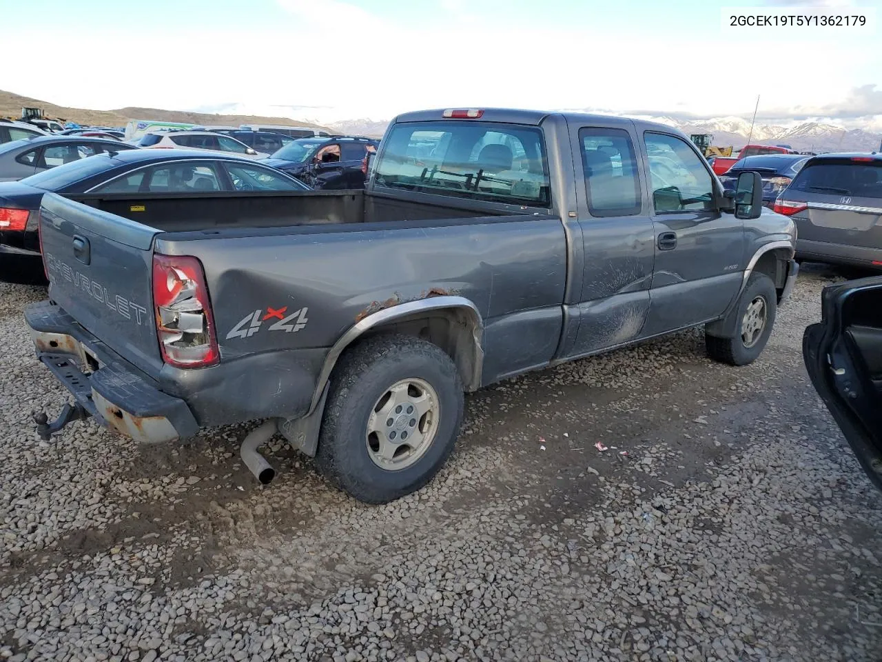 2000 Chevrolet Silverado K1500 VIN: 2GCEK19T5Y1362179 Lot: 80913784