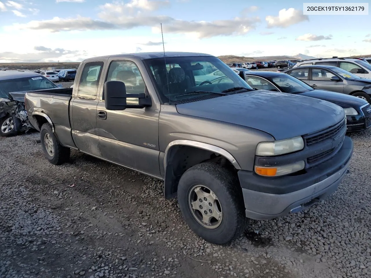 2000 Chevrolet Silverado K1500 VIN: 2GCEK19T5Y1362179 Lot: 80913784