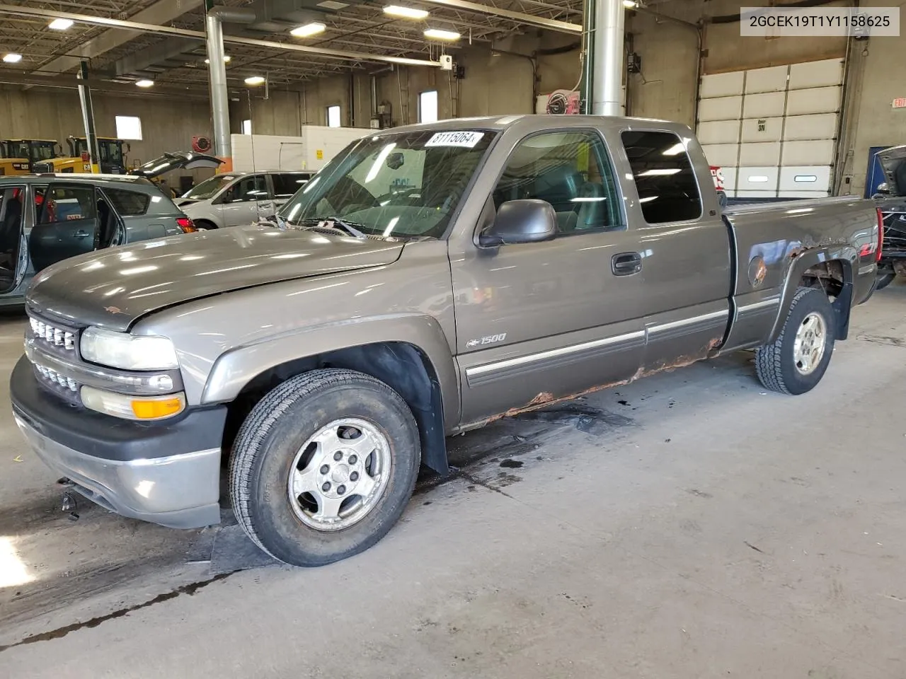 2000 Chevrolet Silverado K1500 VIN: 2GCEK19T1Y1158625 Lot: 81115064