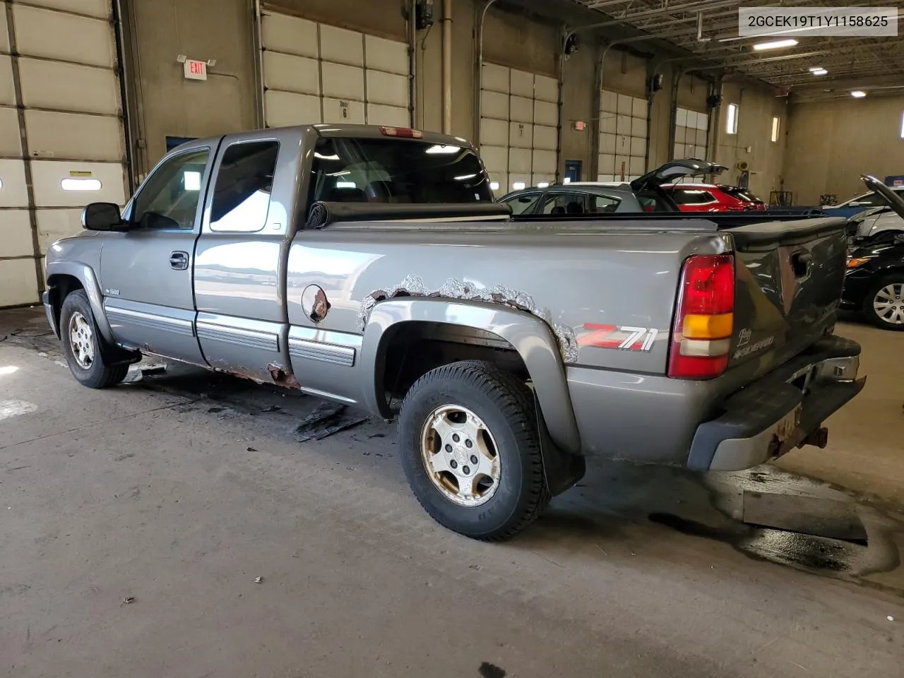 2000 Chevrolet Silverado K1500 VIN: 2GCEK19T1Y1158625 Lot: 81115064