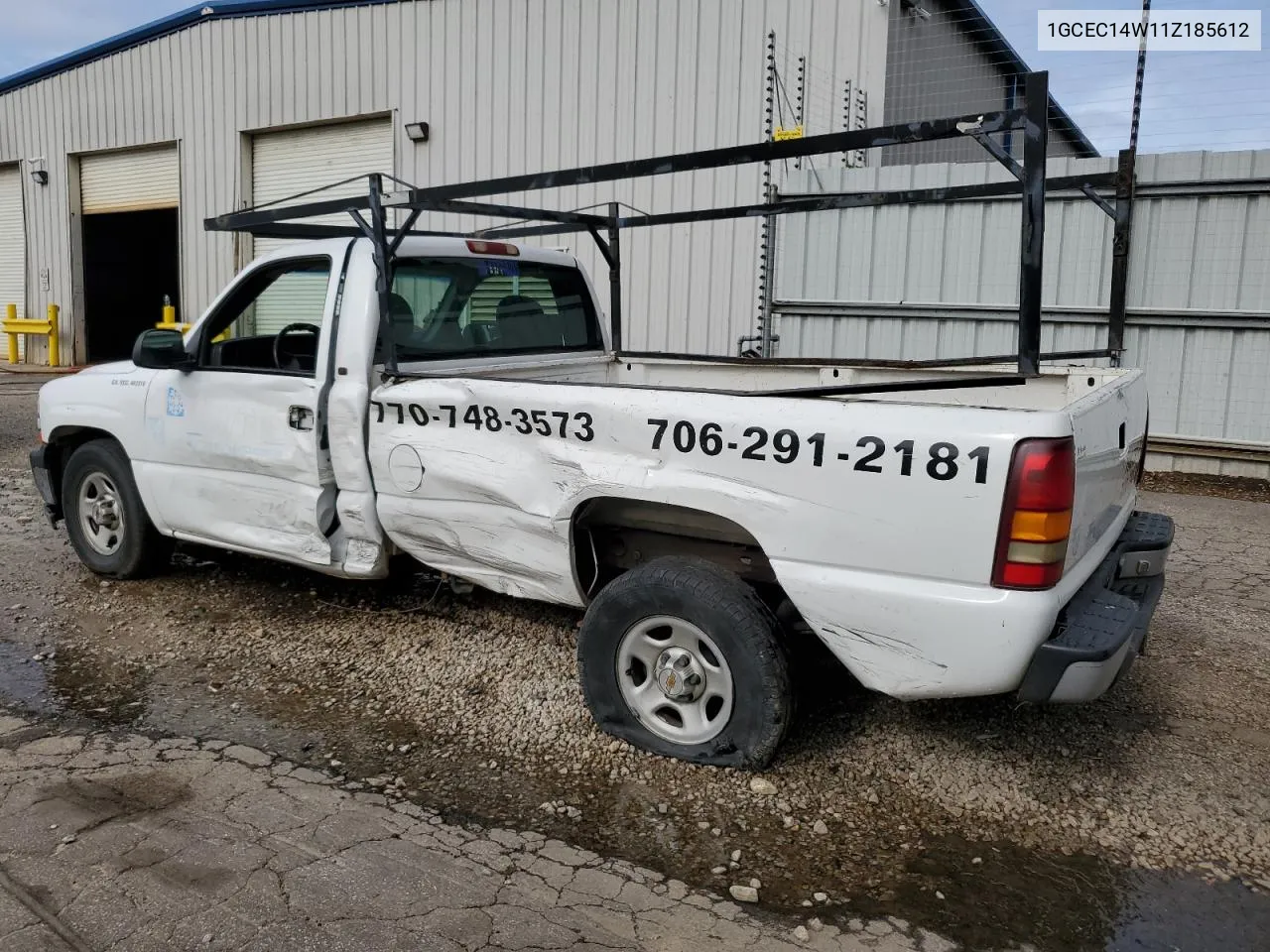 2001 Chevrolet Silverado C1500 VIN: 1GCEC14W11Z185612 Lot: 64035794