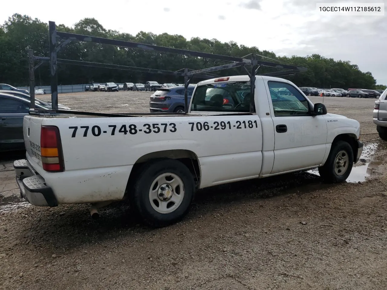 2001 Chevrolet Silverado C1500 VIN: 1GCEC14W11Z185612 Lot: 64035794