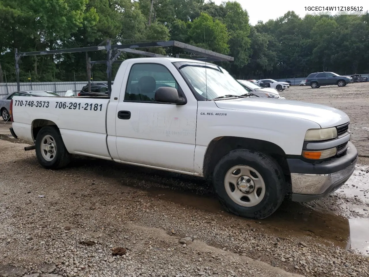 2001 Chevrolet Silverado C1500 VIN: 1GCEC14W11Z185612 Lot: 64035794