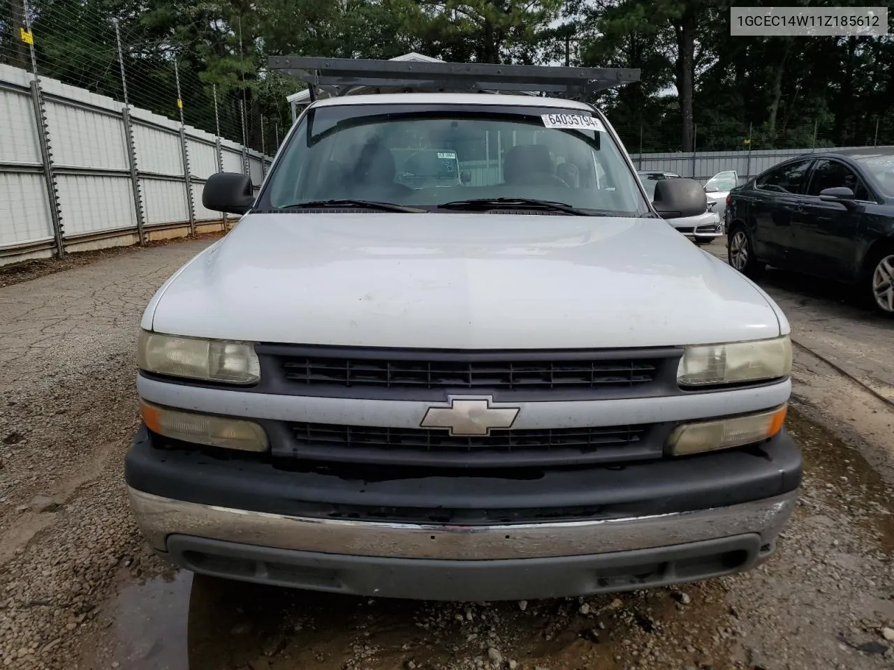 2001 Chevrolet Silverado C1500 VIN: 1GCEC14W11Z185612 Lot: 64035794