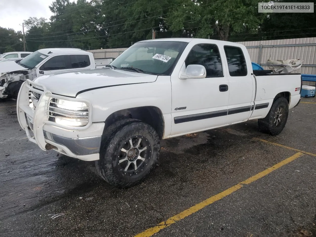 2001 Chevrolet Silverado K1500 VIN: 1GCEK19T41E143833 Lot: 64971294