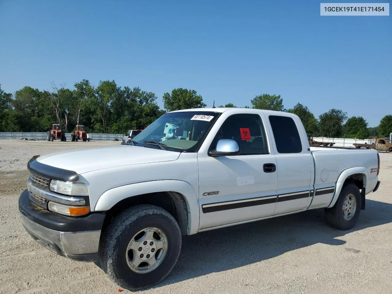 2001 Chevrolet Silverado K1500 VIN: 1GCEK19T41E171454 Lot: 65110574