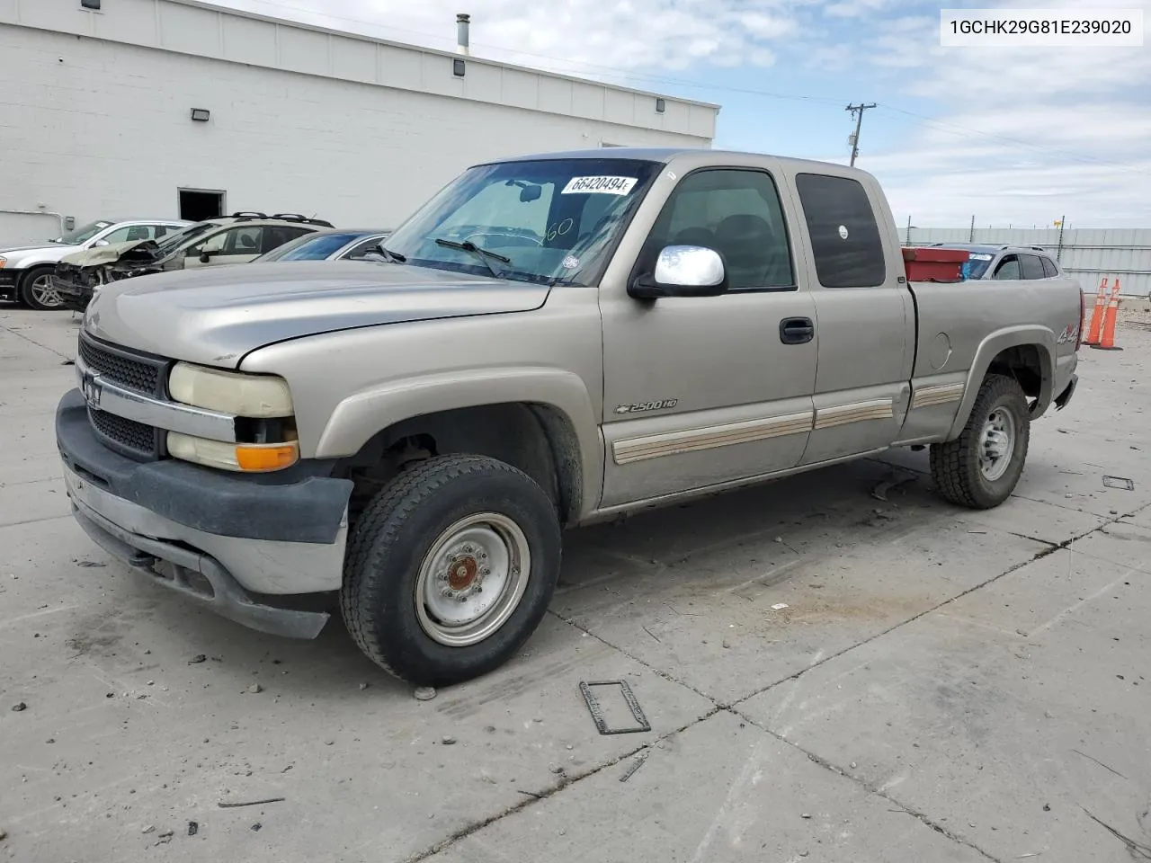 2001 Chevrolet Silverado K2500 Heavy Duty VIN: 1GCHK29G81E239020 Lot: 66420494