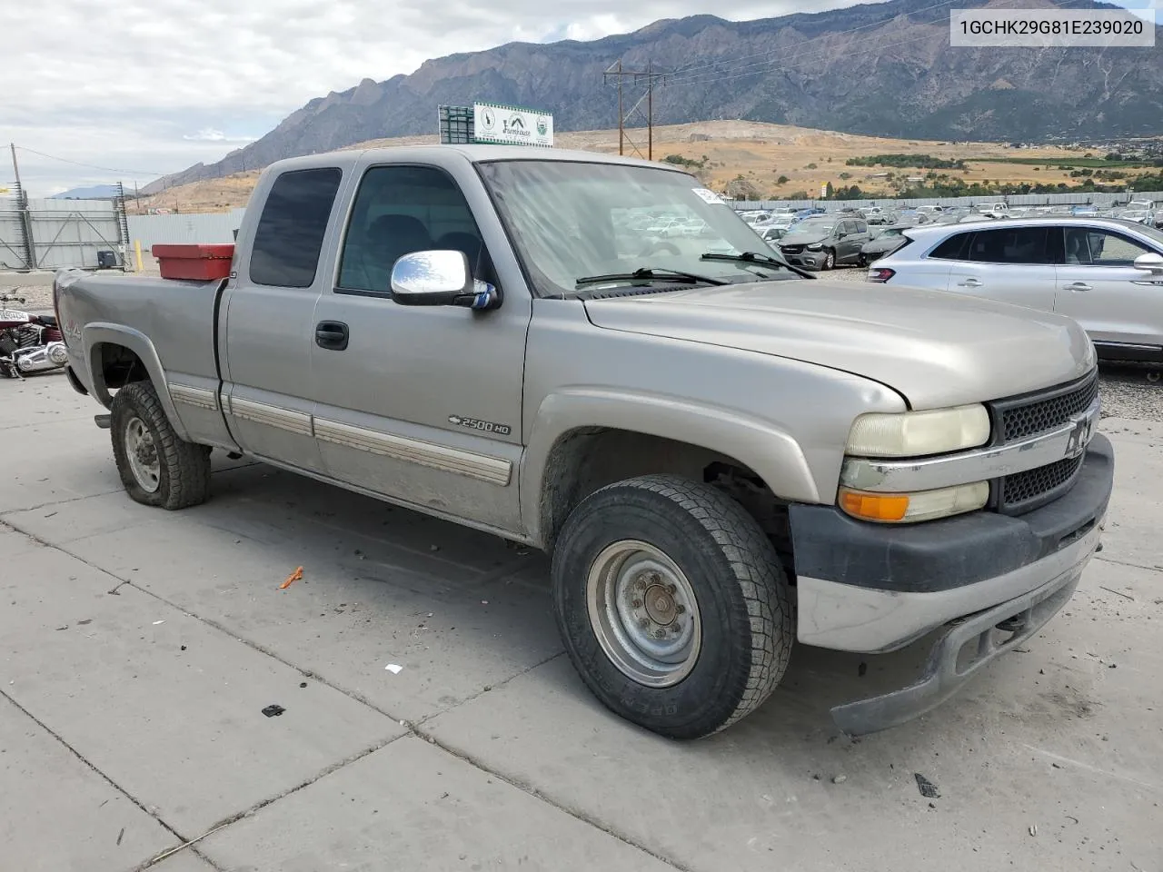 2001 Chevrolet Silverado K2500 Heavy Duty VIN: 1GCHK29G81E239020 Lot: 66420494