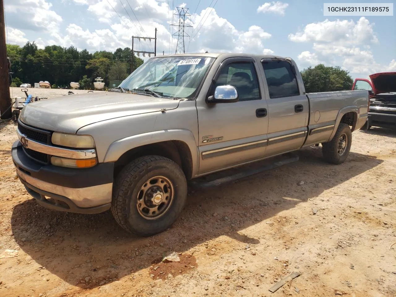 2001 Chevrolet Silverado K2500 Heavy Duty VIN: 1GCHK23111F189575 Lot: 67089114