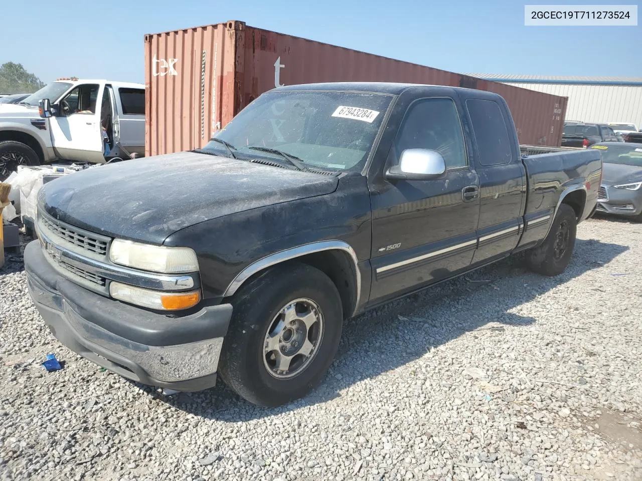 2001 Chevrolet Silverado C1500 VIN: 2GCEC19T711273524 Lot: 67943284