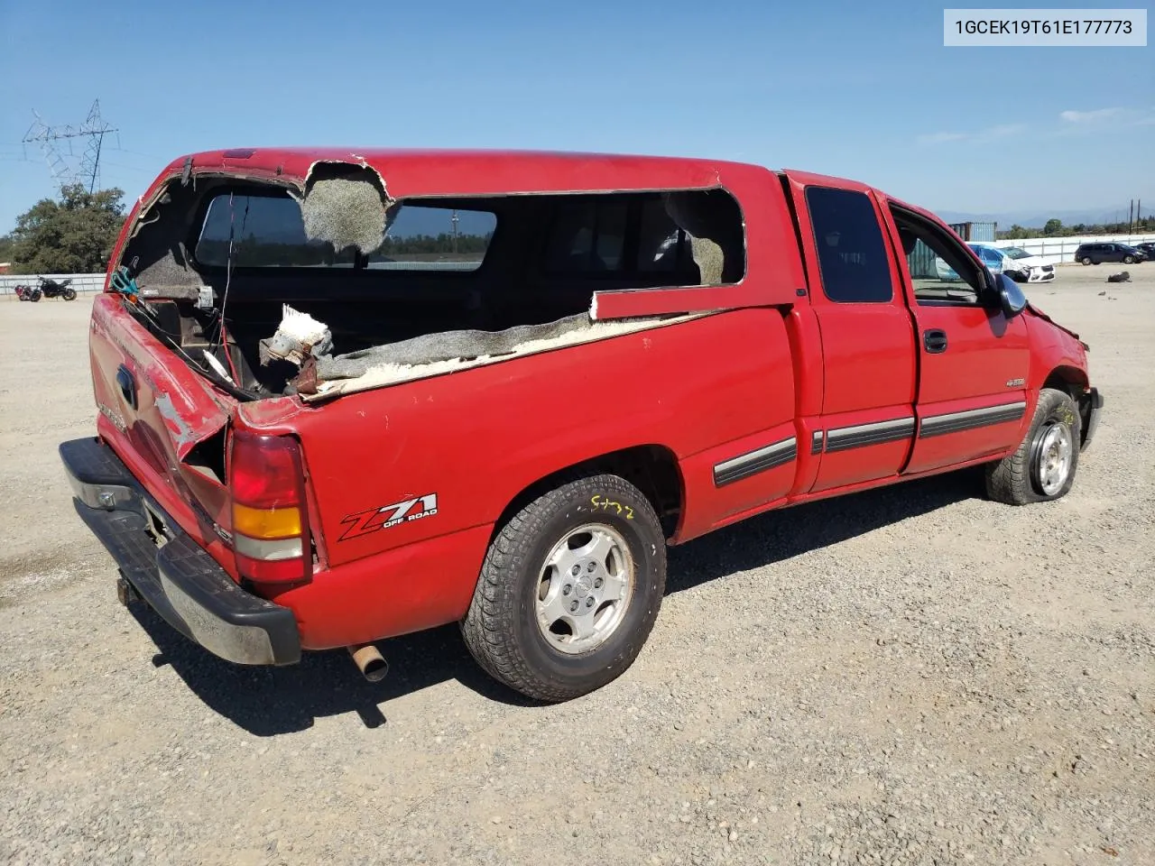 2001 Chevrolet Silverado K1500 VIN: 1GCEK19T61E177773 Lot: 68111854