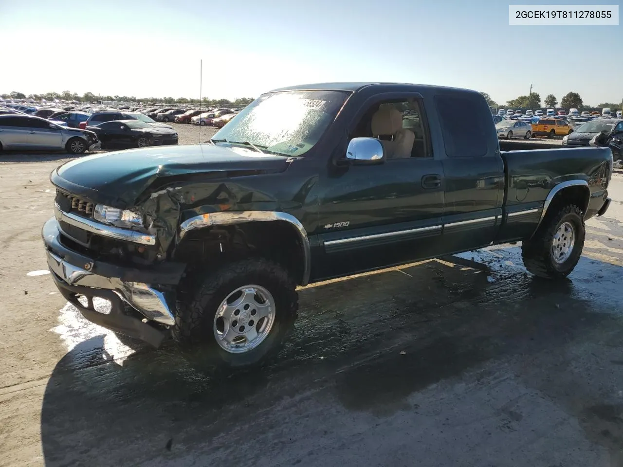 2GCEK19T811278055 2001 Chevrolet Silverado K1500