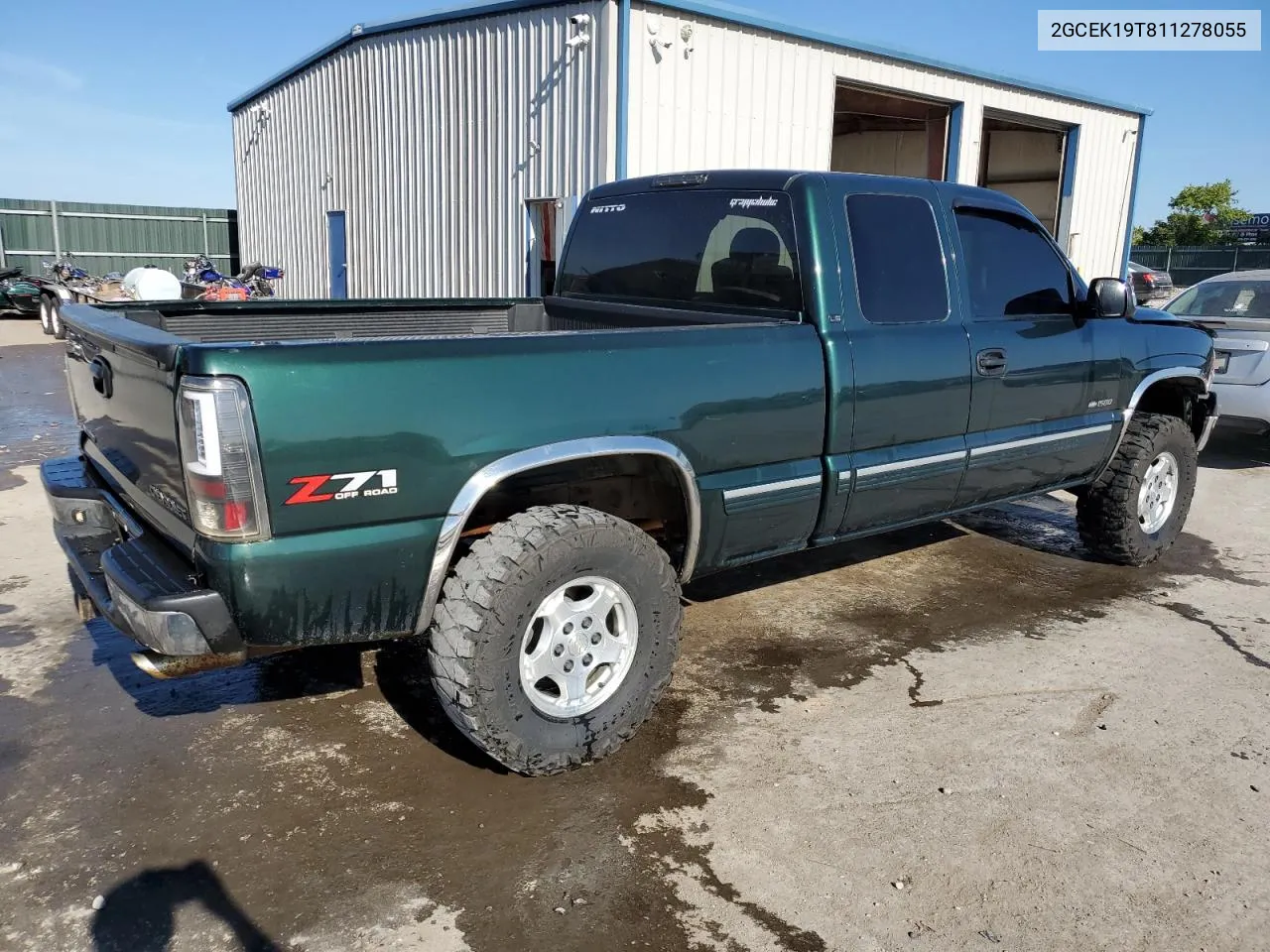 2GCEK19T811278055 2001 Chevrolet Silverado K1500