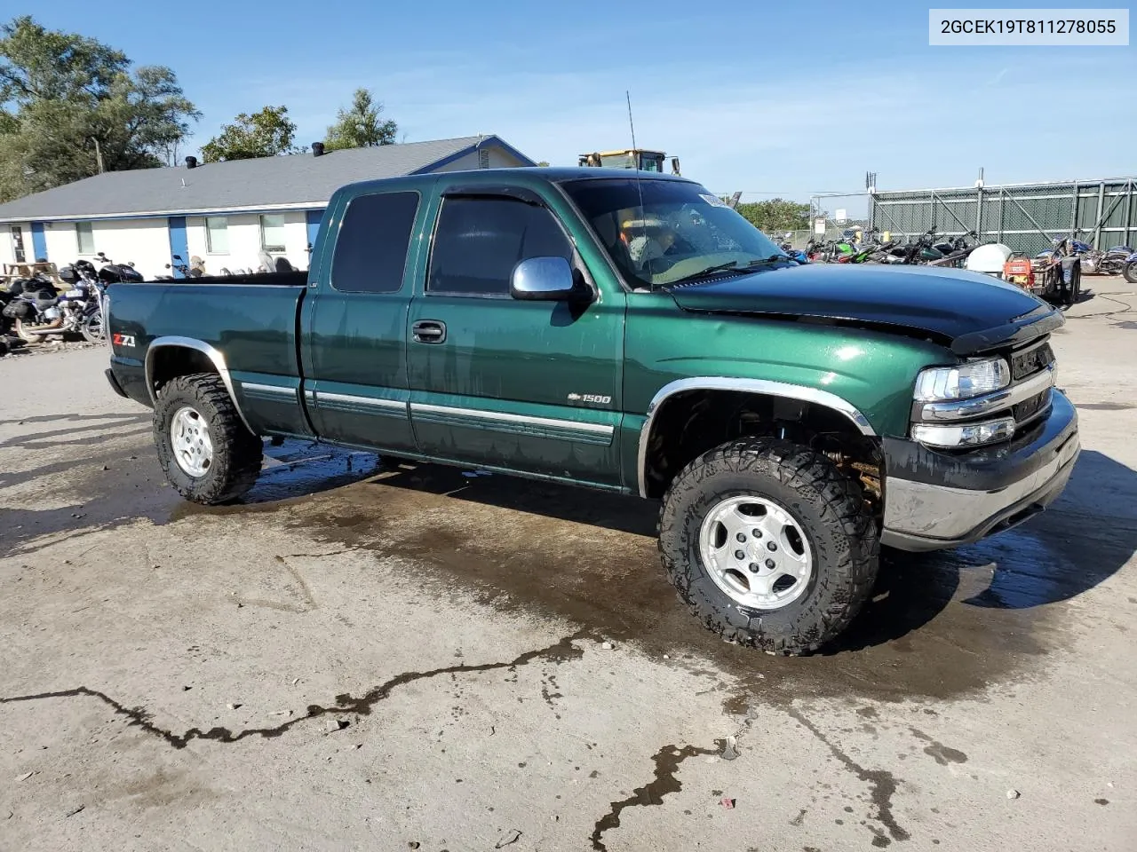 2GCEK19T811278055 2001 Chevrolet Silverado K1500