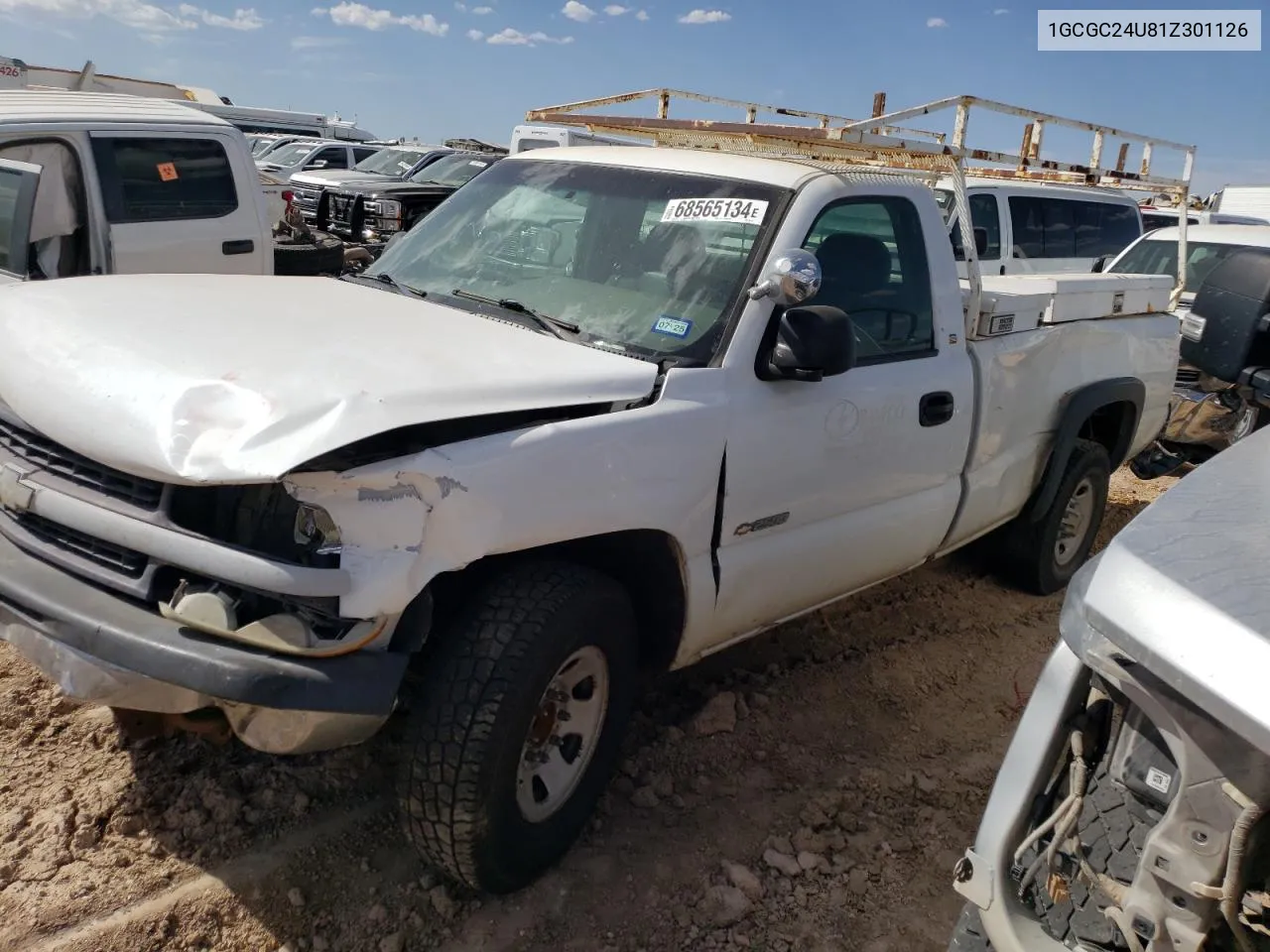 2001 Chevrolet Silverado C2500 VIN: 1GCGC24U81Z301126 Lot: 68565134