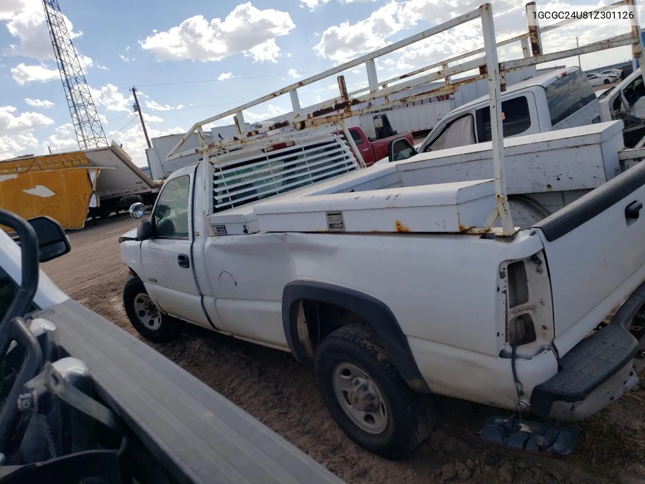 2001 Chevrolet Silverado C2500 VIN: 1GCGC24U81Z301126 Lot: 68565134