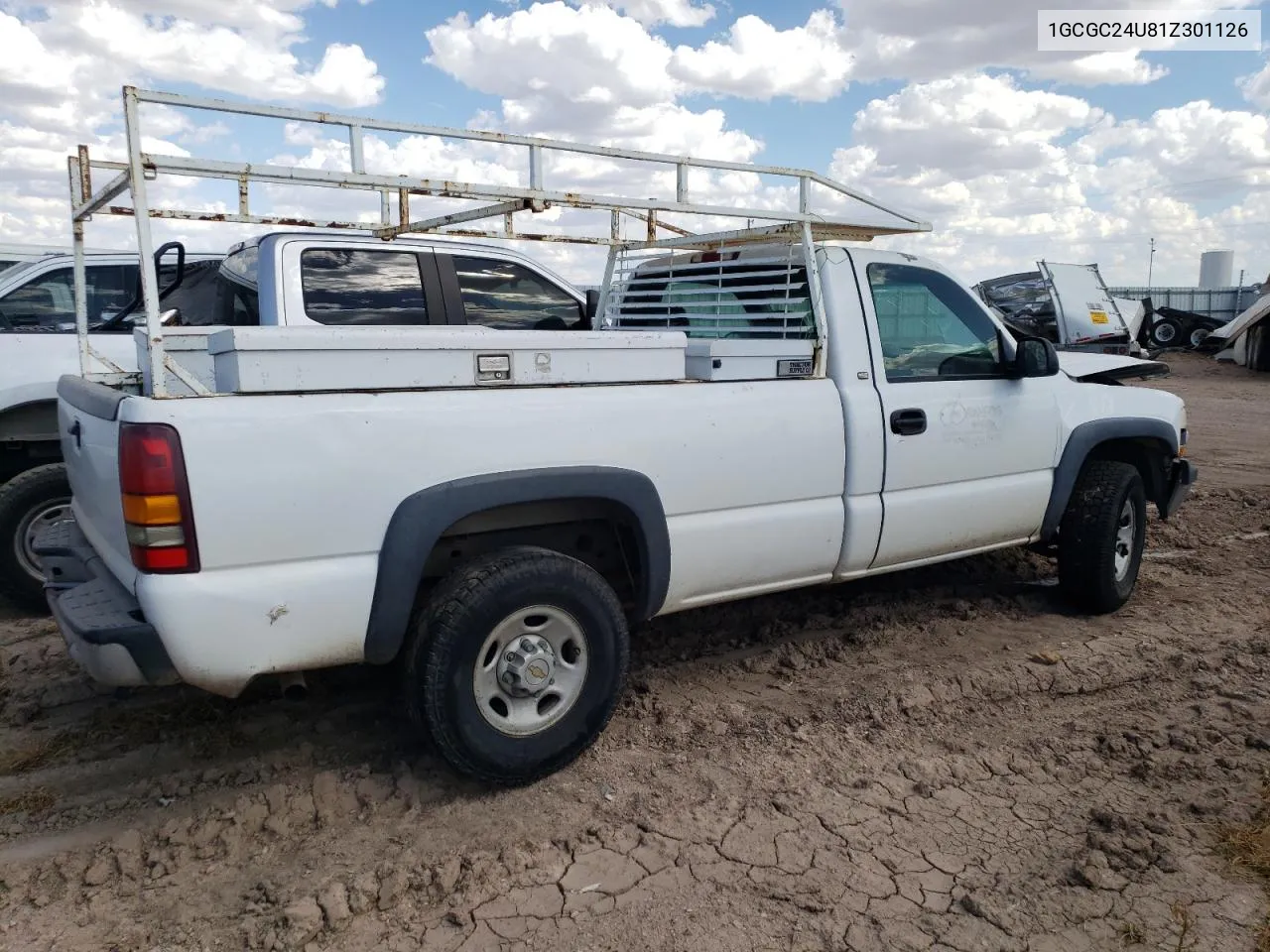 2001 Chevrolet Silverado C2500 VIN: 1GCGC24U81Z301126 Lot: 68565134