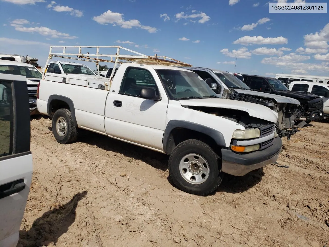 2001 Chevrolet Silverado C2500 VIN: 1GCGC24U81Z301126 Lot: 68565134