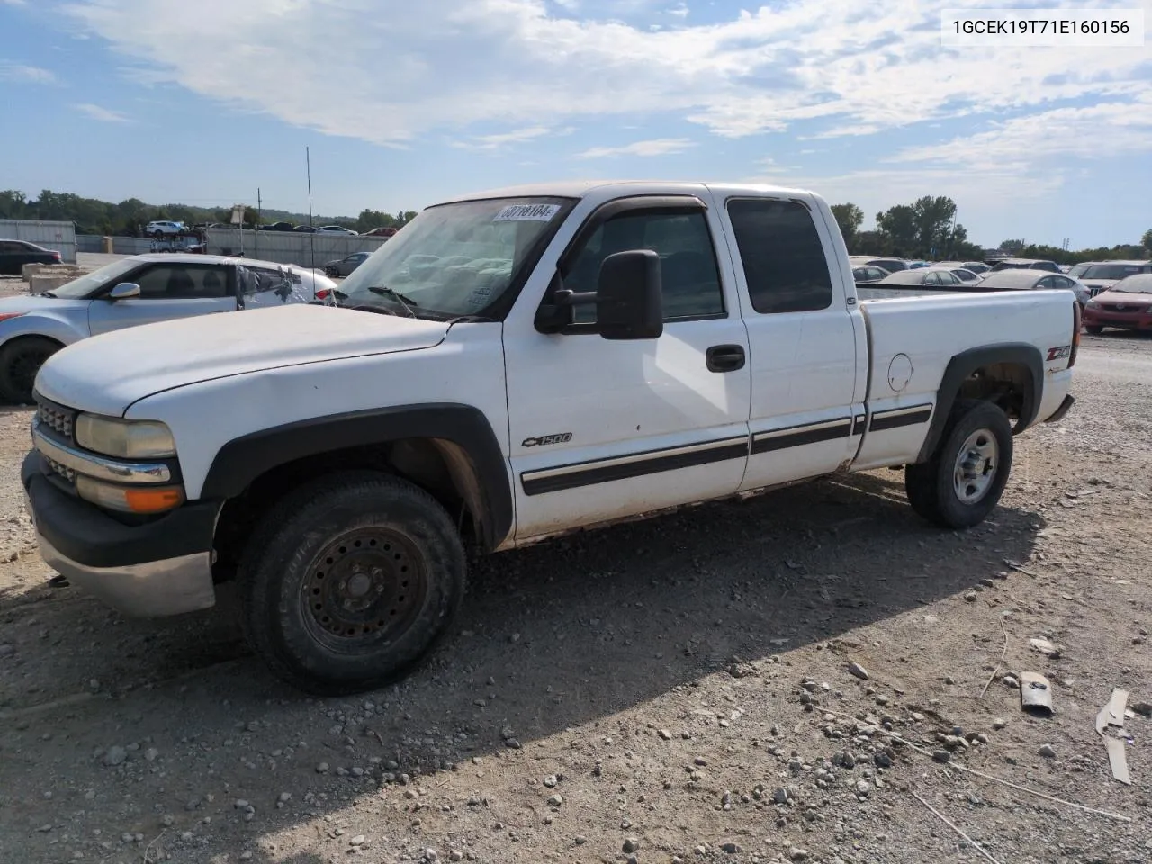 2001 Chevrolet Silverado K1500 VIN: 1GCEK19T71E160156 Lot: 68718104