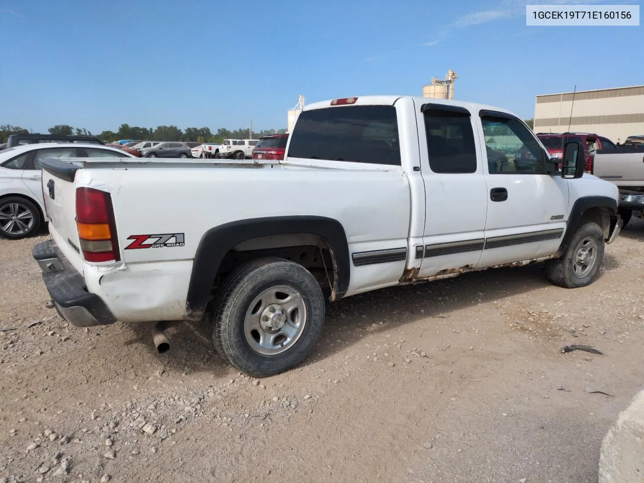 2001 Chevrolet Silverado K1500 VIN: 1GCEK19T71E160156 Lot: 68718104