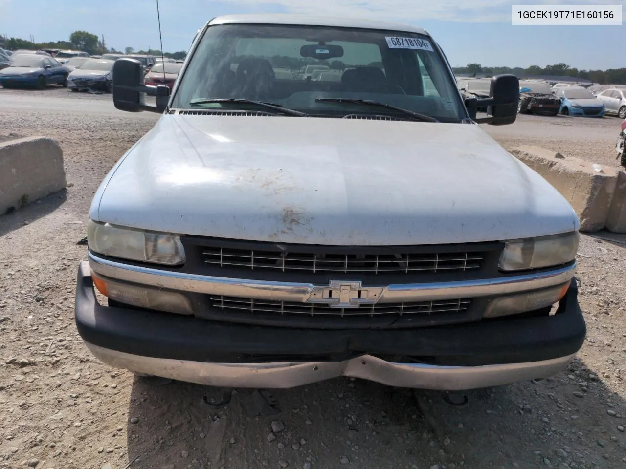 2001 Chevrolet Silverado K1500 VIN: 1GCEK19T71E160156 Lot: 68718104