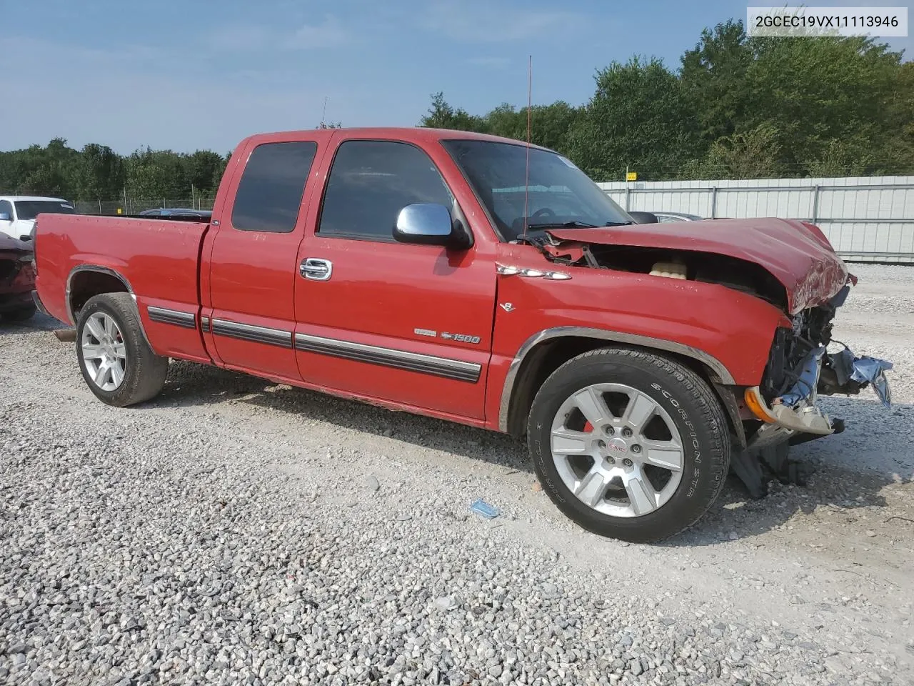 2GCEC19VX11113946 2001 Chevrolet Silverado C1500