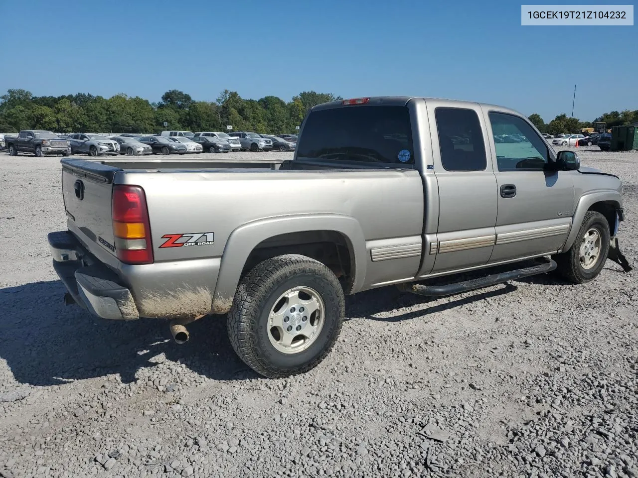 2001 Chevrolet Silverado K1500 VIN: 1GCEK19T21Z104232 Lot: 68996004