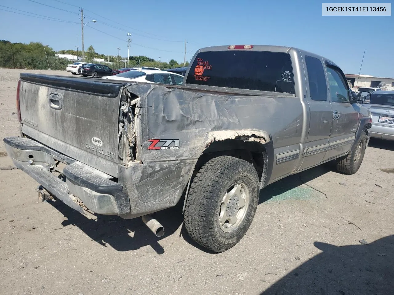 2001 Chevrolet Silverado K1500 VIN: 1GCEK19T41E113456 Lot: 69626574