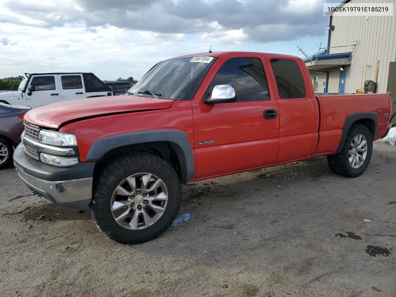 2001 Chevrolet Silverado K1500 VIN: 1GCEK19T91E185219 Lot: 69867554