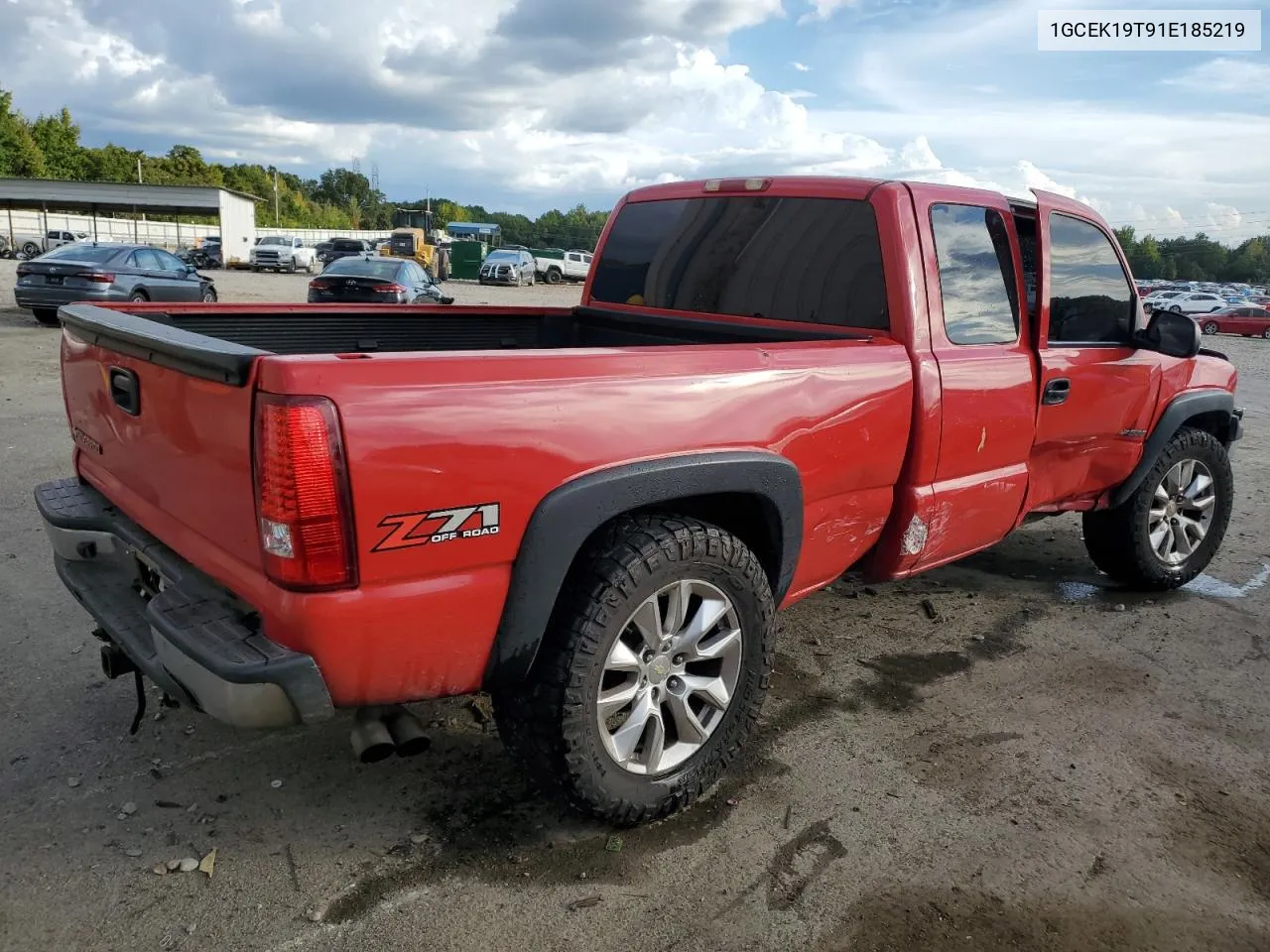 2001 Chevrolet Silverado K1500 VIN: 1GCEK19T91E185219 Lot: 69867554