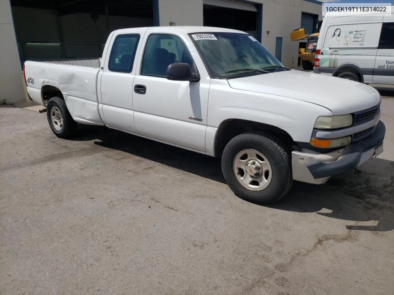 2001 Chevrolet Silverado K1500 VIN: 1GCEK19T11E314022 Lot: 70053264