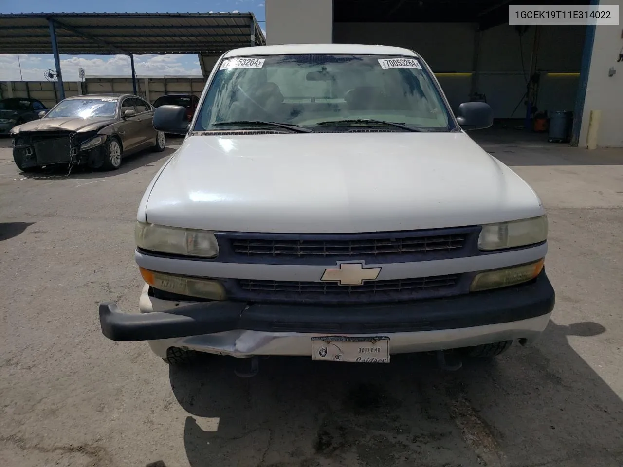 2001 Chevrolet Silverado K1500 VIN: 1GCEK19T11E314022 Lot: 70053264