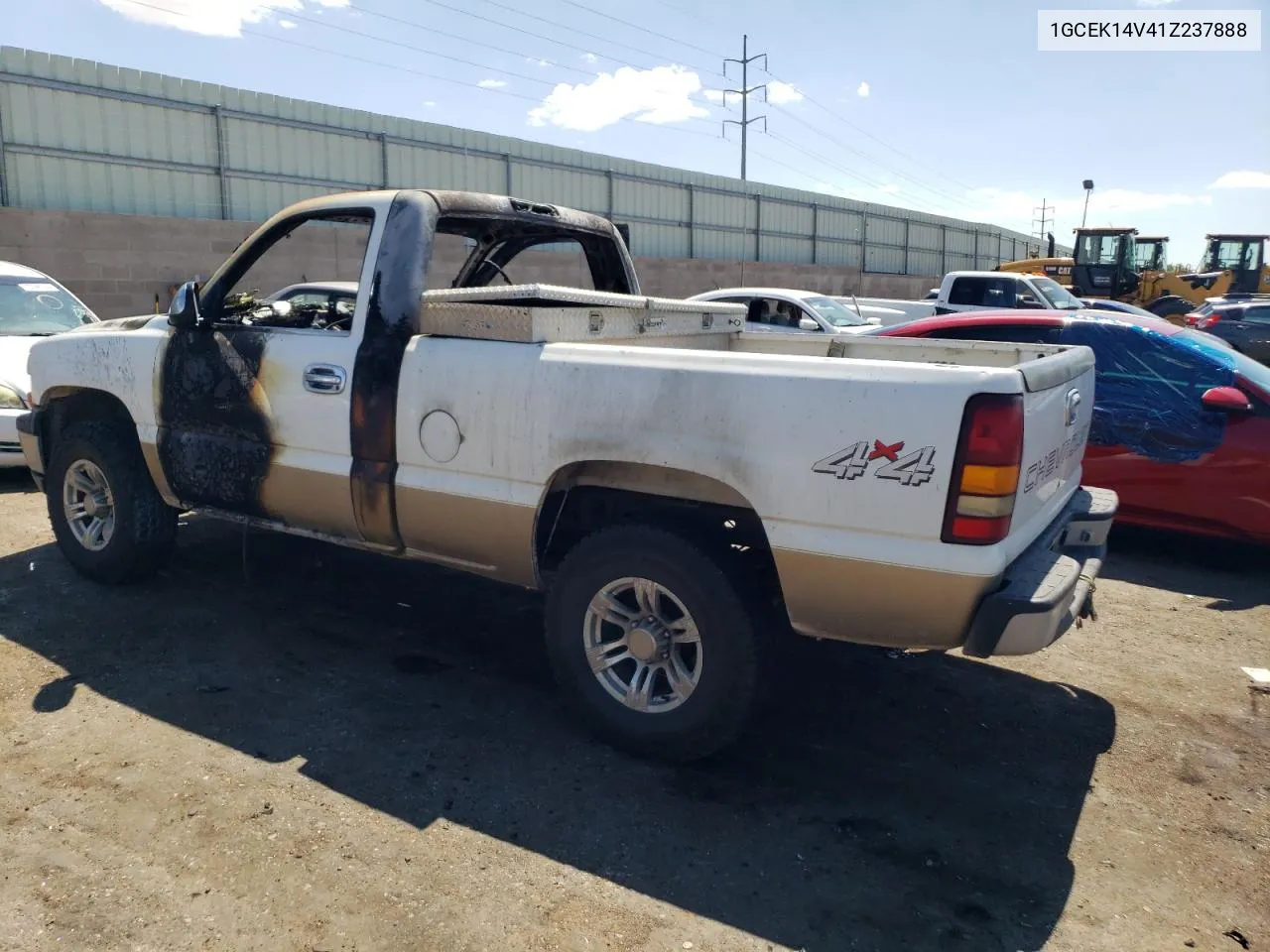 2001 Chevrolet Silverado K1500 VIN: 1GCEK14V41Z237888 Lot: 70597924