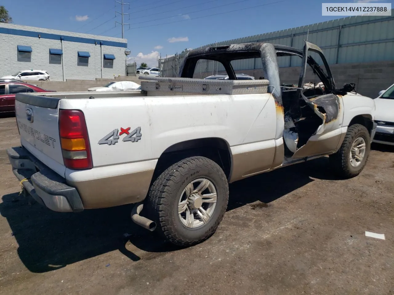 2001 Chevrolet Silverado K1500 VIN: 1GCEK14V41Z237888 Lot: 70597924