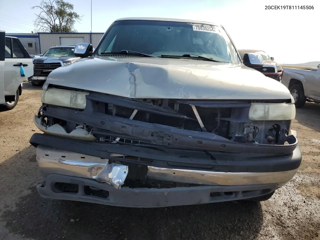 2001 Chevrolet Silverado K1500 VIN: 2GCEK19T811145506 Lot: 70830254