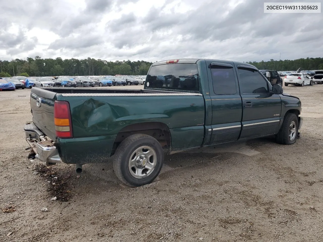 2001 Chevrolet Silverado C1500 VIN: 2GCEC19W311305623 Lot: 71358734