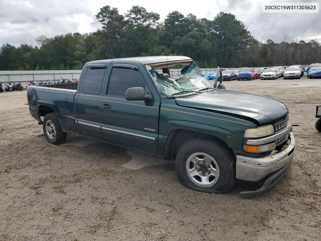 2001 Chevrolet Silverado C1500 VIN: 2GCEC19W311305623 Lot: 71358734