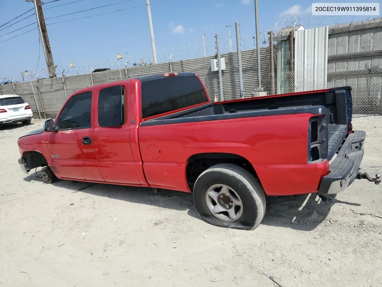 2001 Chevrolet Silverado C1500 VIN: 2GCEC19W911395814 Lot: 71483904