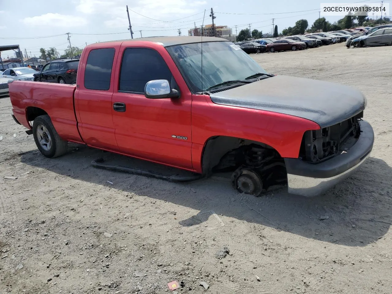 2001 Chevrolet Silverado C1500 VIN: 2GCEC19W911395814 Lot: 71483904