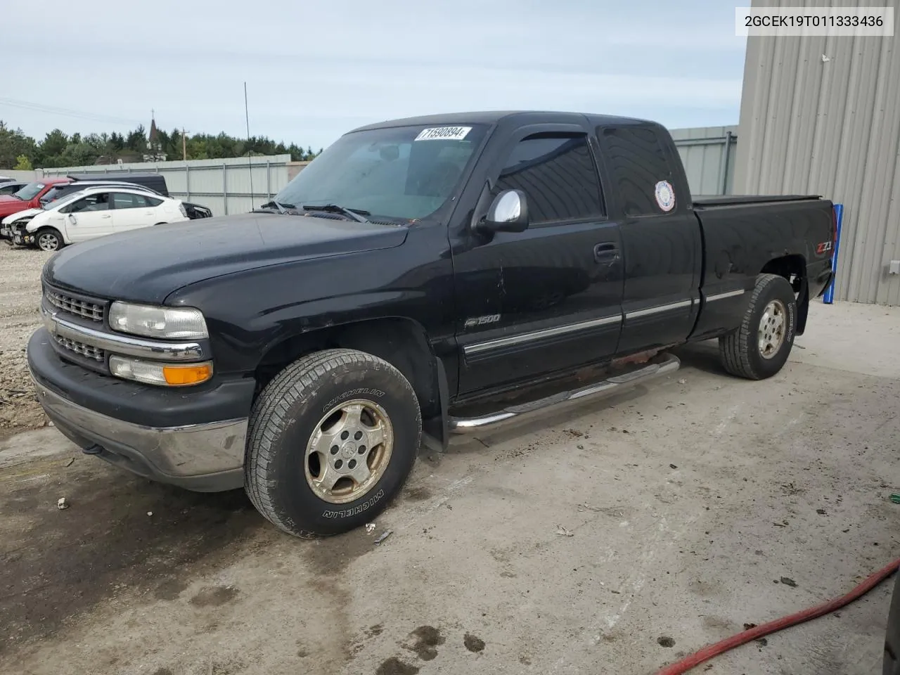 2001 Chevrolet Silverado K1500 VIN: 2GCEK19T011333436 Lot: 71590894