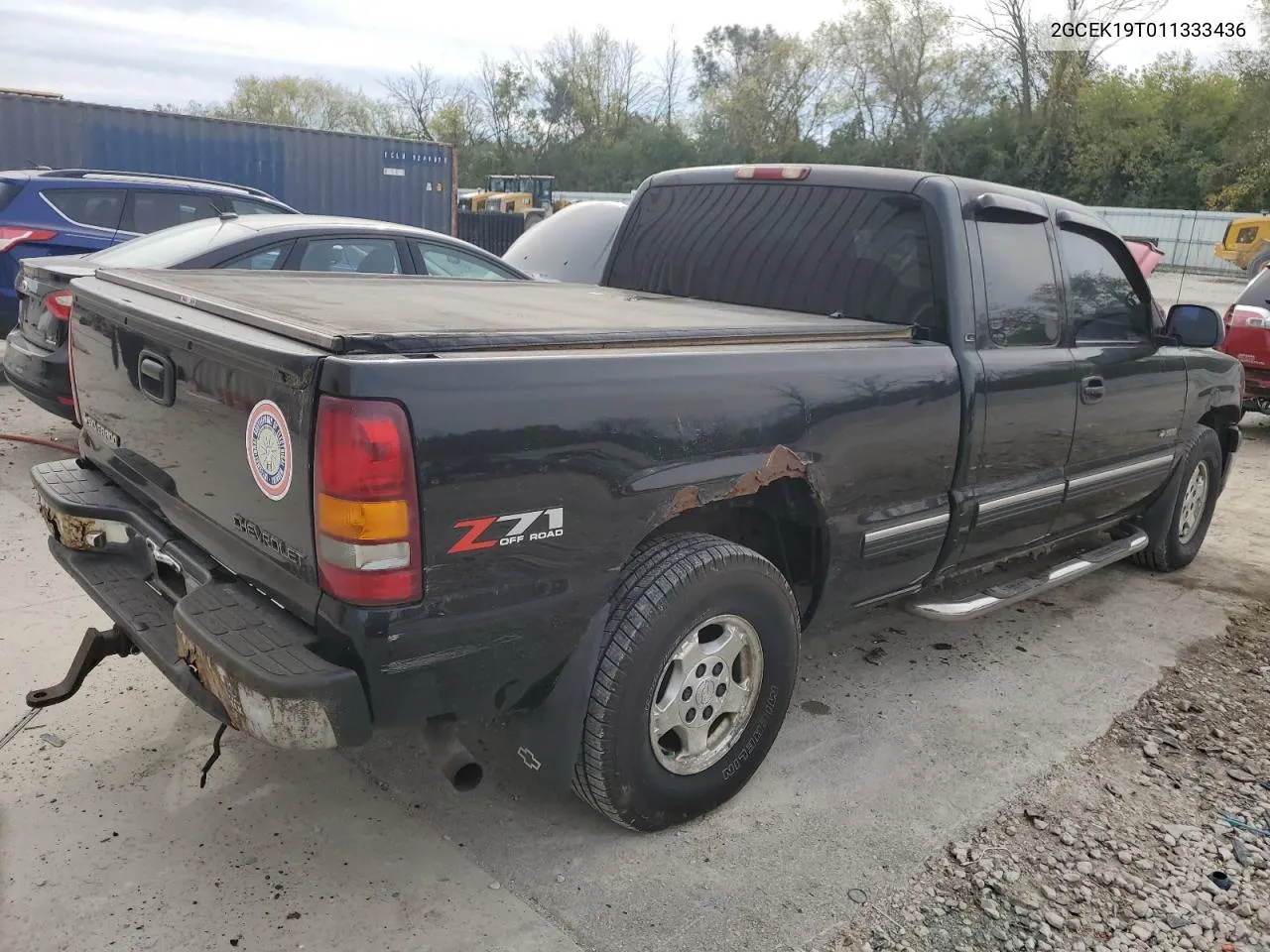 2001 Chevrolet Silverado K1500 VIN: 2GCEK19T011333436 Lot: 71590894