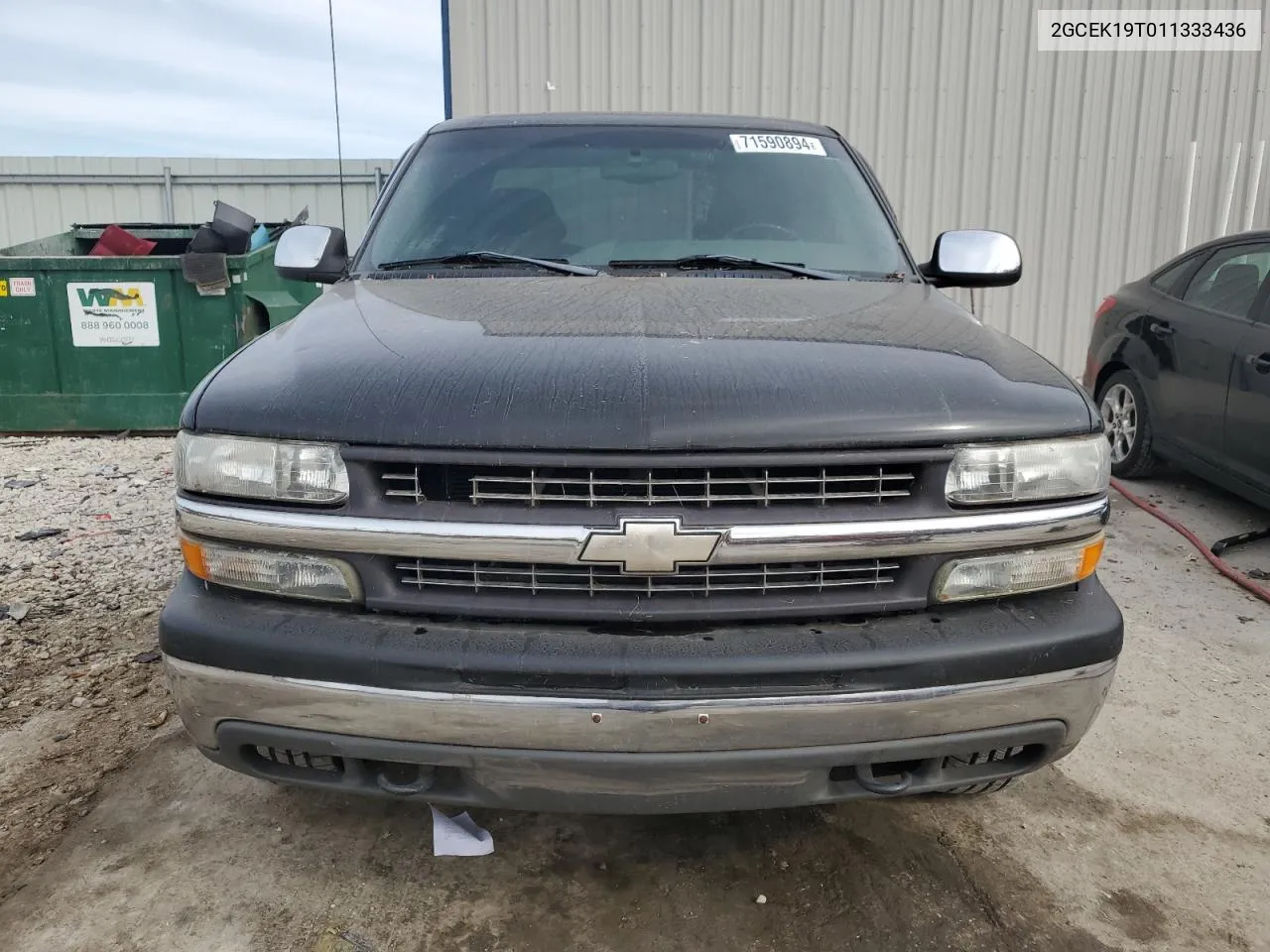 2GCEK19T011333436 2001 Chevrolet Silverado K1500