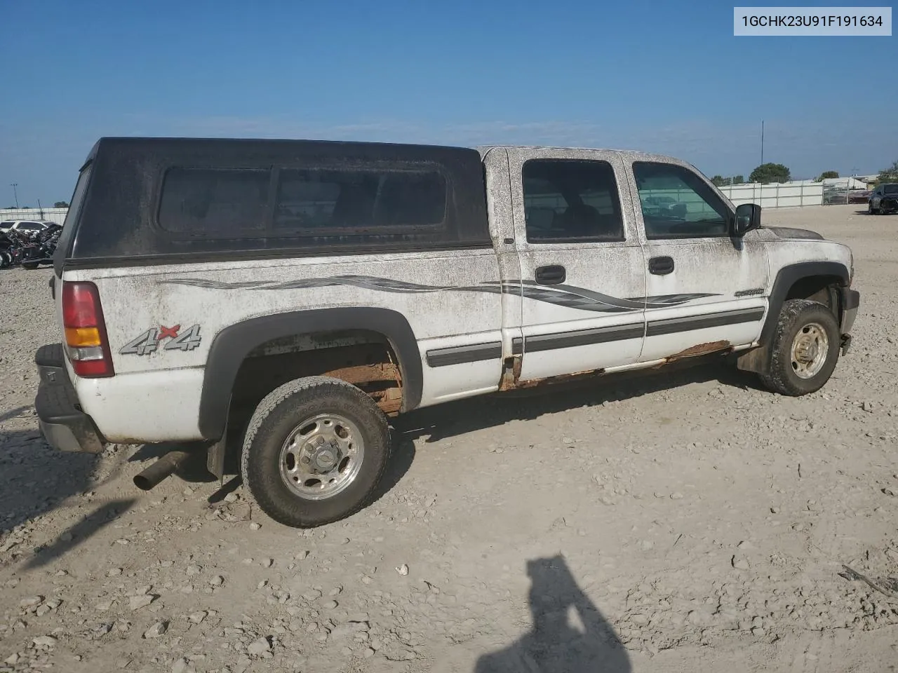 2001 Chevrolet Silverado K2500 Heavy Duty VIN: 1GCHK23U91F191634 Lot: 71623514