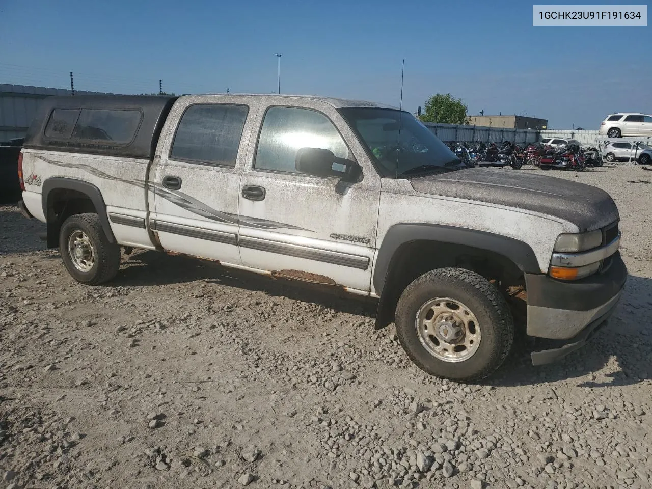 2001 Chevrolet Silverado K2500 Heavy Duty VIN: 1GCHK23U91F191634 Lot: 71623514