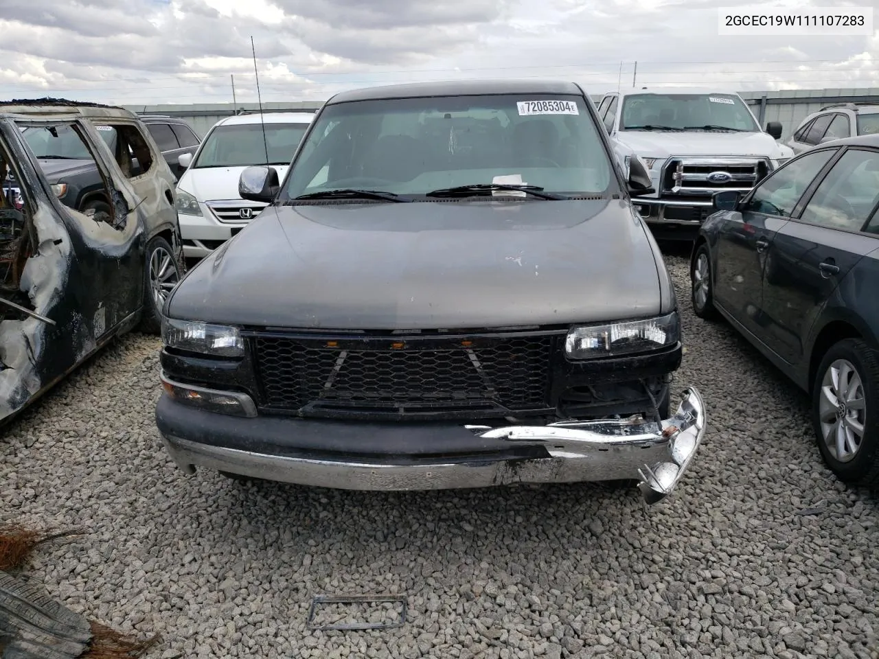 2001 Chevrolet Silverado C1500 VIN: 2GCEC19W111107283 Lot: 72085304