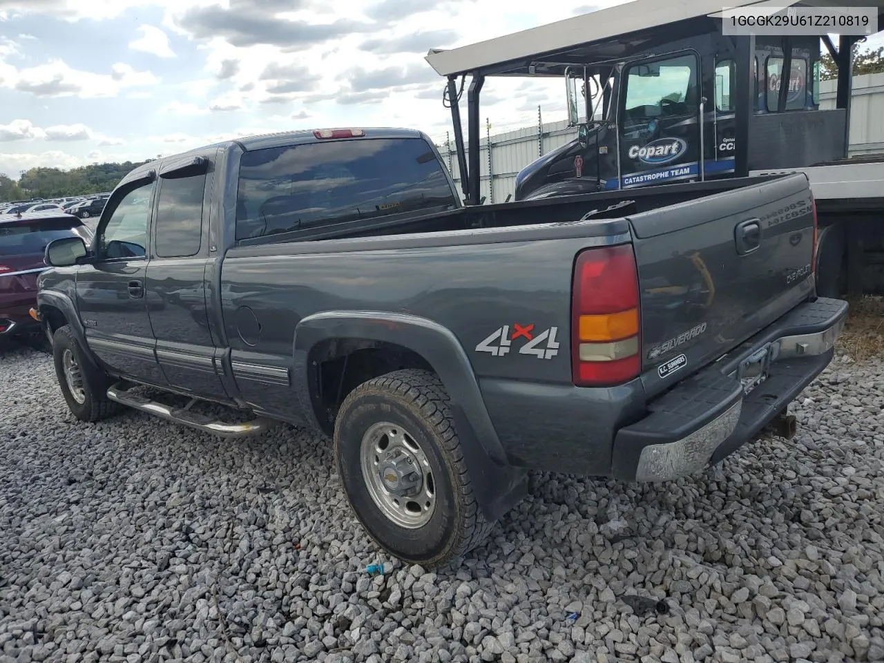 2001 Chevrolet Silverado K2500 VIN: 1GCGK29U61Z210819 Lot: 72139354