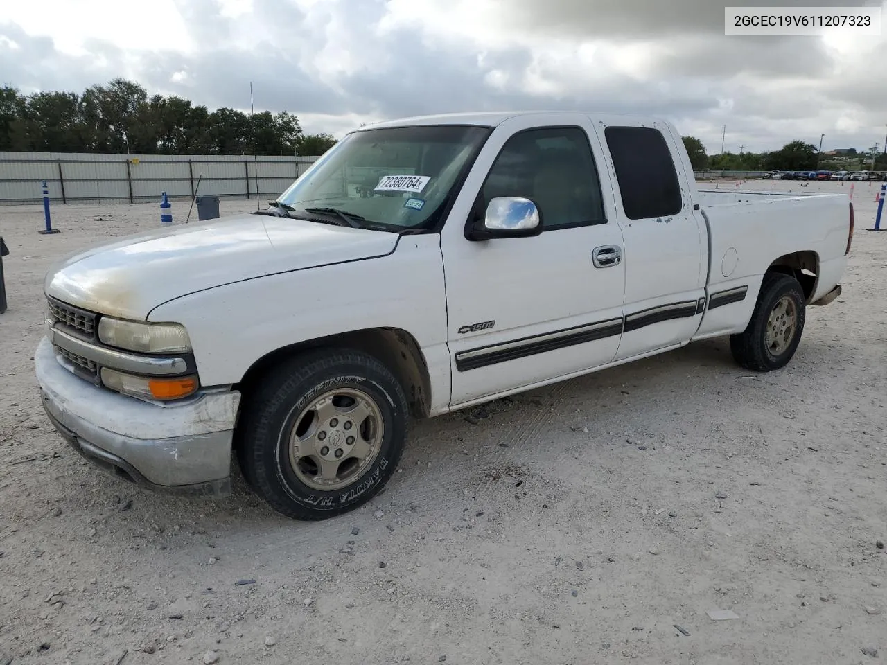 2001 Chevrolet Silverado C1500 VIN: 2GCEC19V611207323 Lot: 72380764