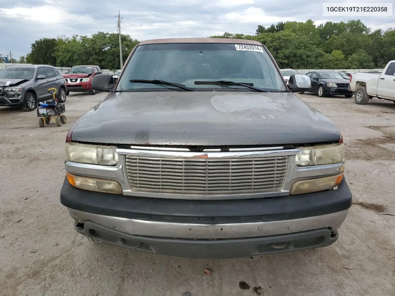 2001 Chevrolet Silverado K1500 VIN: 1GCEK19T21E220358 Lot: 72452014