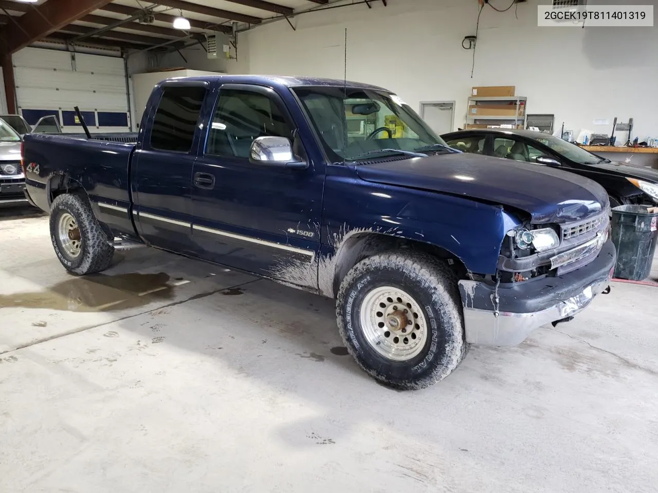 2001 Chevrolet Silverado K1500 VIN: 2GCEK19T811401319 Lot: 73639864