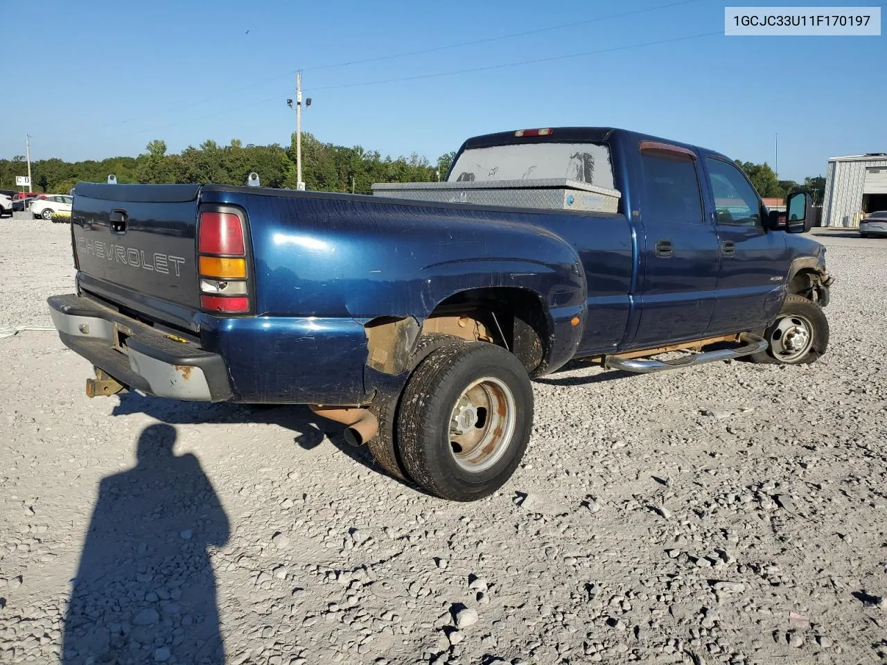 2001 Chevrolet Silverado C3500 VIN: 1GCJC33U11F170197 Lot: 74385604